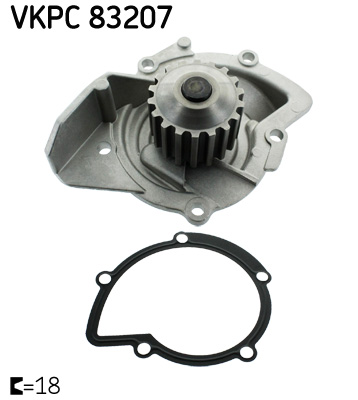 Vodné čerpadlo, chladenie motora SKF